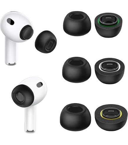 Amazon | AirPods Pro 3用イヤーチップ 4組 [痛みを和らげる] [ケース